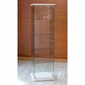 Kép 1/6 - 46 cm-es álló vitrin - FEHÉR színben, 1795 x 492 x 446 mm