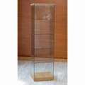 Kép 1/6 - 46 cm-es álló vitrin - ROVERE TÖLGY színben, 1795 x 492 x 446 mm