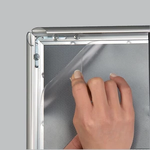 PVC lap B1, víztiszta, antireflex, 10 db / csomag