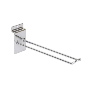 Dupla kampó panelba, KRÓMOZOTT, 250 mm