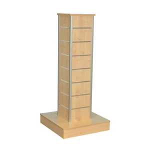 Hasáb gondola, 15 cm osztású alusínes panelből, 1320x600x600 mm, többféle színben