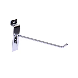 Szimpla kampó panelba, 150 mm KRÓMOZOTT