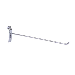 Szimpla kampó panelba, 300 mm KRÓMOZOTT