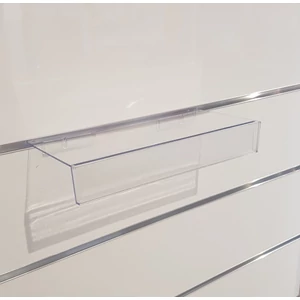 PLEXI cipőtartó slatwall panelba