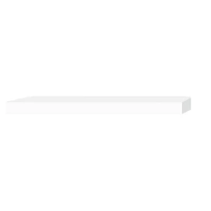 Bútorlap polc, 4 oldalán 2mm-es ABS élzárással, FEHÉR, 600 mm hosszúságú, több méretben