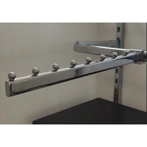 Egyenes vállfatartó oválcsőre, 8 férőhelyes 400 mm Egyenes vállfatartó oválcsőre, 8 férőhelyes 400 mm