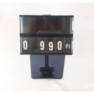 Árkazetta szett, 74 x 51 mm, lapozható számokkal (fekete)+fekete talp