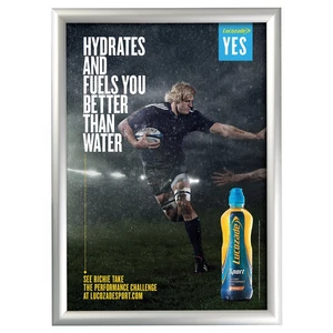 Plakátkeret, B0, szögletes sarok, 25 mm