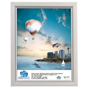 Plakátkeret, egyoldalas, becsúsztatható poszter hellyel, A4 méret