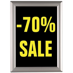 Plakátkeret, Opti Frame, A4, szögletes sarok, 25 mm