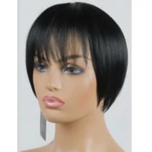 Női paróka kirakati babához, rövid fekete Női paróka kirakati babához, rövid fekete