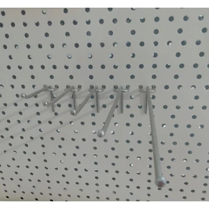 Perforált lemezbe akasztható horganyzott SZIMPLA kampó, többféle méretben