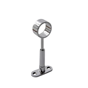 Állítható kerek krómcső tartó