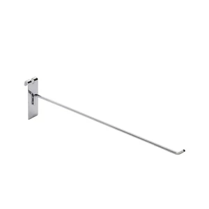 Szimpla kampó RÁCSRA, KRÓMOZOTT, 300 mm