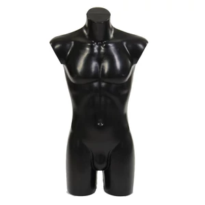 3/4-es Férfi torzó - Fekete