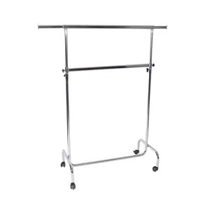 Ruhatartó sztender, 2 szintes, állítható magasságú (hossz: 1000 mm)