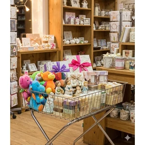 Turkálókosár, KRÓMOZOTT, nagy (950 x 650 x 180 mm)