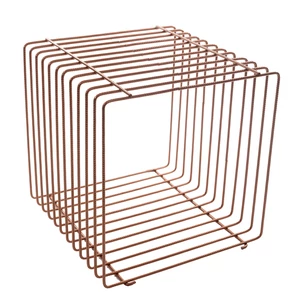 Árutartó kocka, 400 x 400 x 400 mm, MATT RÉZ