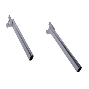 U alakú vállfatartó bekötő konzol, KING falisínbe, KRÓMOZOTT U alakú vállfatartó bekötő konzol, KING falisínbe, KRÓMOZOTT