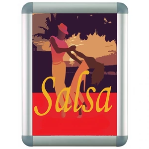 A4 Plakátkeret, Opti Frame,  lekerekített sarkok, 25 mm, CSAK RENDELÉSRE, beszerzési idő: 1-2 hét