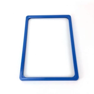 Plakátkeret, KÉK A4, műanyag, kétoldalas kivitel, CSAK RENDELÉSRE, beszerzési idő: 1-2 hét