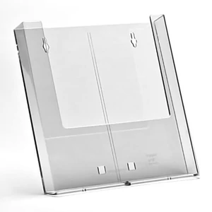 Szórólaptartó, A4, fali / asztali,belső méret: 230 x 240 x 26 mm, CSAK RENDELÉSRE, beszerzési idő: 1-2 hét