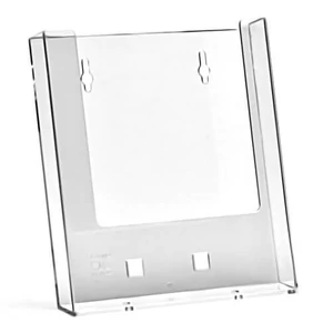 Szórólaptartó, A5, fali / asztali,belső méret: 156 x 184 x 30 mm, CSAK RENDELÉSRE, beszerzési idő: 1-2 hét