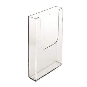 Szórólaptartó, A6, fali, belső méret: 105 x 161 x 33 mm, CSAK RENDELÉSRE, beszerzési idő: 1-2 hét