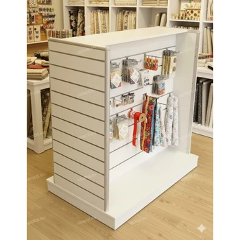 H alakú gondola 15 cm osztású alusínes panelből, alu kerettel többféle színben