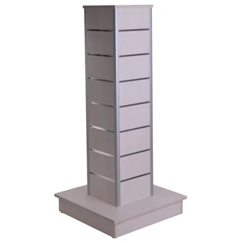 Hasáb gondola, 15 cm osztású alusínes panelből, 1300 x 300 x 300 mm, WOODLINE színben