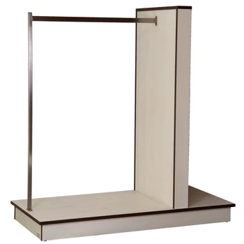 Vállfatartós gondola 15 cm osztású alusínes panelből, WOODLINE KRÉM