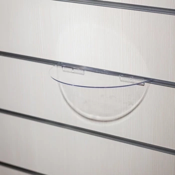 Cipőtartó panelba, PLEXI FÉLKÖRÍV, 240x120 mm