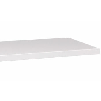 Bútorlap polc, 4 oldalon 2mm-es ABS élzárással, FEHÉR, 1000 mm hosszúságú, több méretben