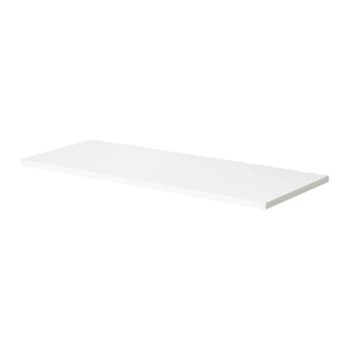 Bútorlap polc, 4 oldalon 2mm-es ABS élzárással, FEHÉR, 1200 mm hosszúságú, több méretben