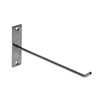 Szimpla kampó falra csavarozható, KRÓMOZOTT, 250 mm