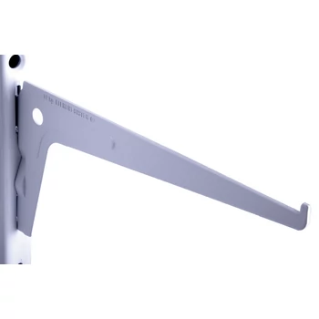 Metall egysoros konzol 20 cm, FEHÉR