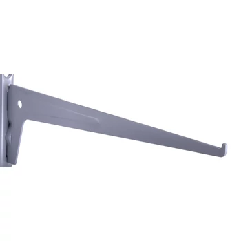 Metall egysoros konzol 30 cm, EZÜST