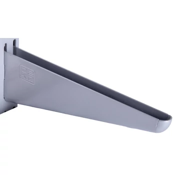 Metall kétsoros konzol, 17-47 cm, EZÜST