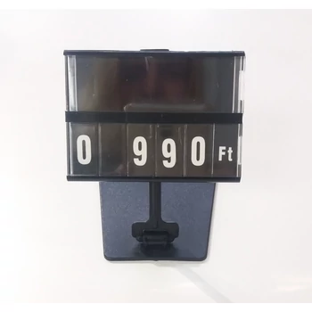 Árkazetta szett, 74 x 51 mm, lapozható számokkal (fekete)+fekete talp