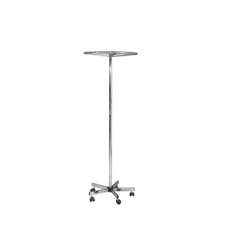 Körállvány, ÁLLÍTHATÓ magasságú, átmérő: 600 mm, 50 mm-es BÚTORGÖRGŐKKEL