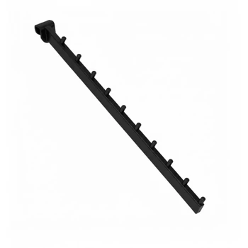 Ferde vállfatartó Suspance rendszerhez, 10 férőhelyes, stiftes, 400 mm, Fekete