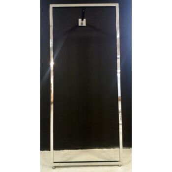 Fali ruhatartó sztender, fix magasságú, krómozott 1500 x 651 x 352 mm