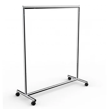FIX magasságú ruhatartó sztender,Ø35, BÚTORGÖRGŐVEL, magasság:1530 mm,hossz: 1200 mm, Különböző színekben