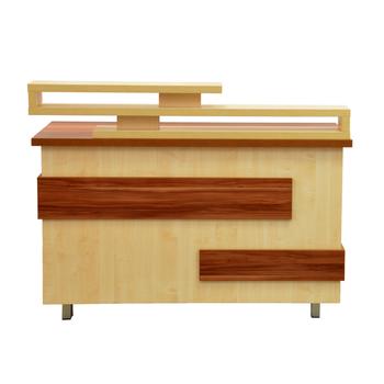 "S design" pult JUHAR - Svájci szilva tető és előlapi betéttel