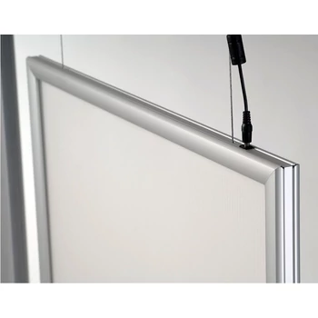 LED Plakátkeret, 2xA3, 25 mm, CSAK RENDELÉSRE, beszerzési idő: 1-2 hét