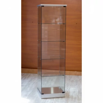 46 cm-es álló vitrin - EZÜST színben, 1795 x 492 x 446 mm