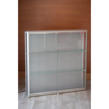 Alumínium keretes FALI vitrin, 1000x250x1000 mm  -Többféle színben és kivitelben