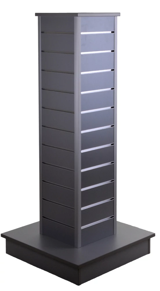 Hasáb gondola, 15 cm osztású alusínes panelből, 1300 x 300 x 300 mm, EZÜST színben