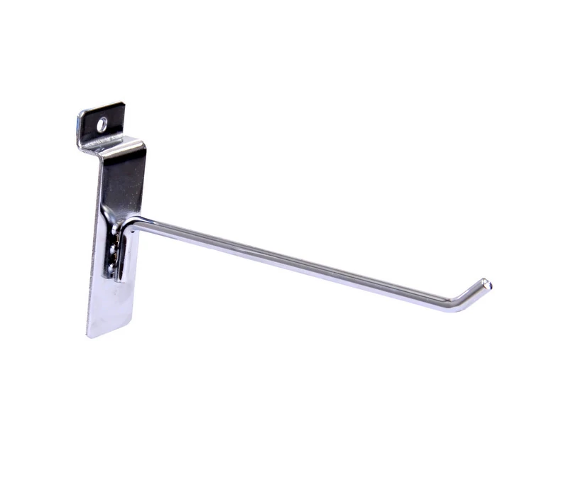 Szimpla kampó panelba, 150 mm KRÓMOZOTT