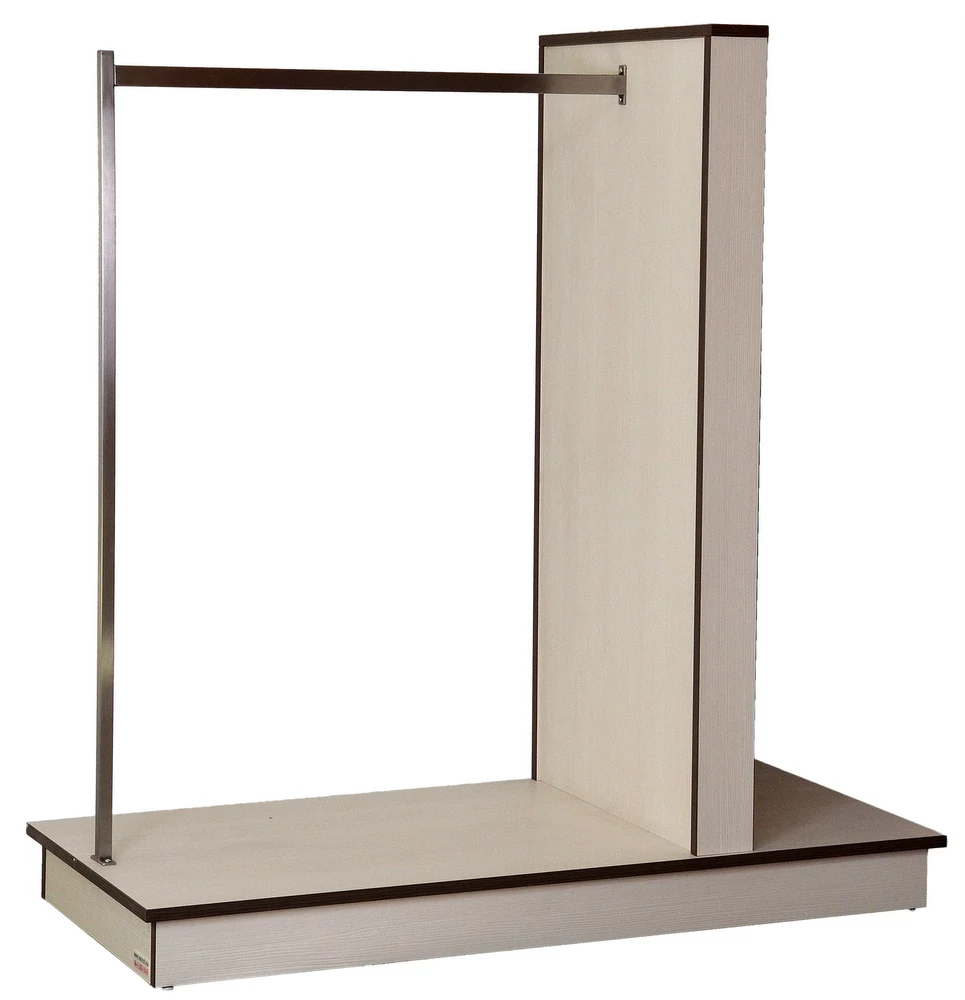 Vállfatartós gondola 15 cm osztású alusínes panelből, WOODLINE KRÉM